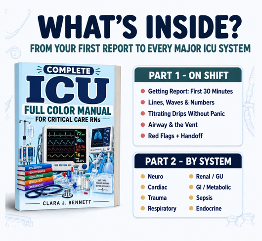 Complete ICU Full Colour Manual For Critical Care RNs (E-Book)