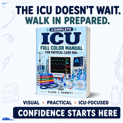 Complete ICU Full Colour Manual For Critical Care RNs