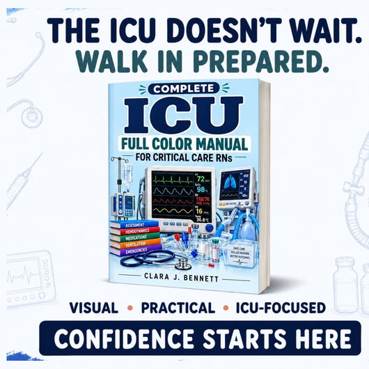 Complete ICU Full Colour Manual For Critical Care RNs