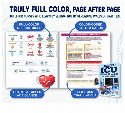 Complete ICU Full Colour Manual For Critical Care RNs (E-Book)