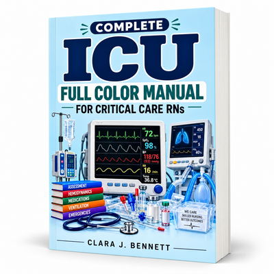 Complete ICU Full Colour Manual For Critical Care RNs