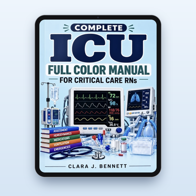 Complete ICU Full Colour Manual For Critical Care RNs (E-Book)