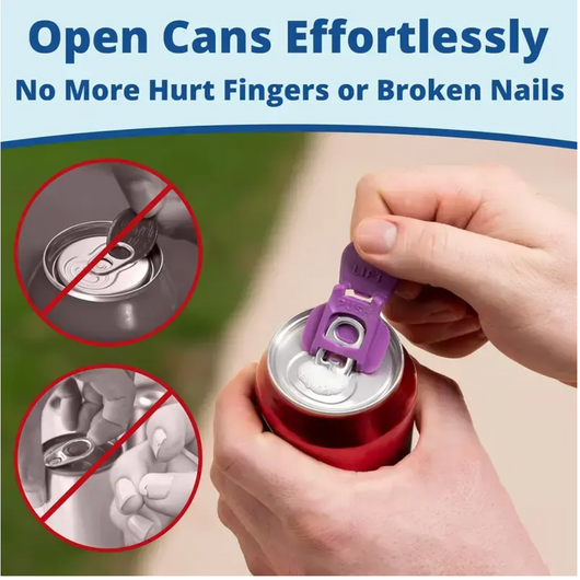 Can Tab Opener & Cover Set - Shields Can Drinks From Bugs & Dust
